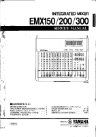 Yamaha EMX-300 - Service Manual 